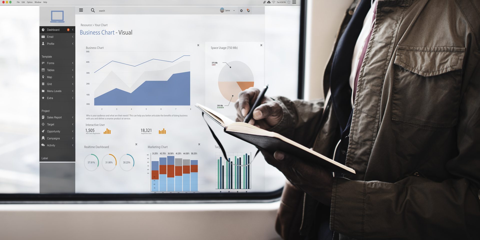 Dashboard met campagnecijfers en grafieken voor Google Ads
