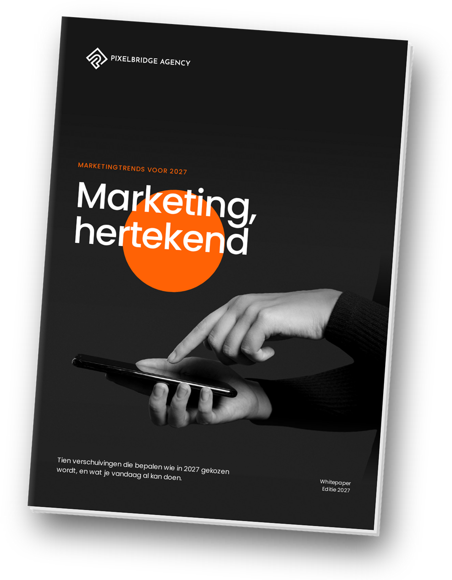 Cover van de whitepaper Marketing, hertekend 2027